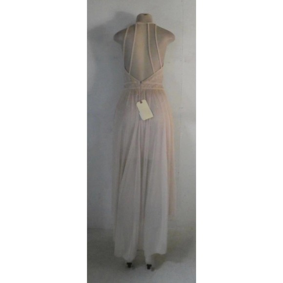 Morgan & Co Women's Tan Dress Sz 12 NWT - Picture 3 of 5